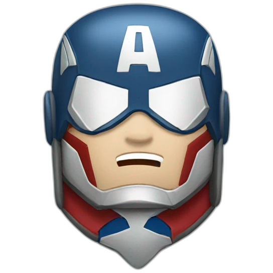 captain america badge emoji