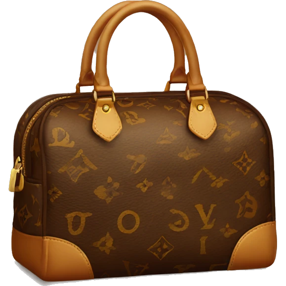 LV bag bronw emoji