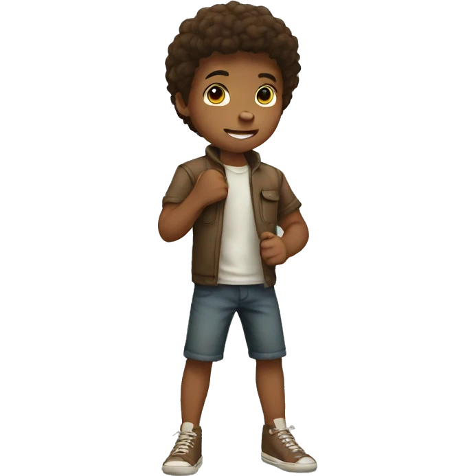 kid with the fist emoji