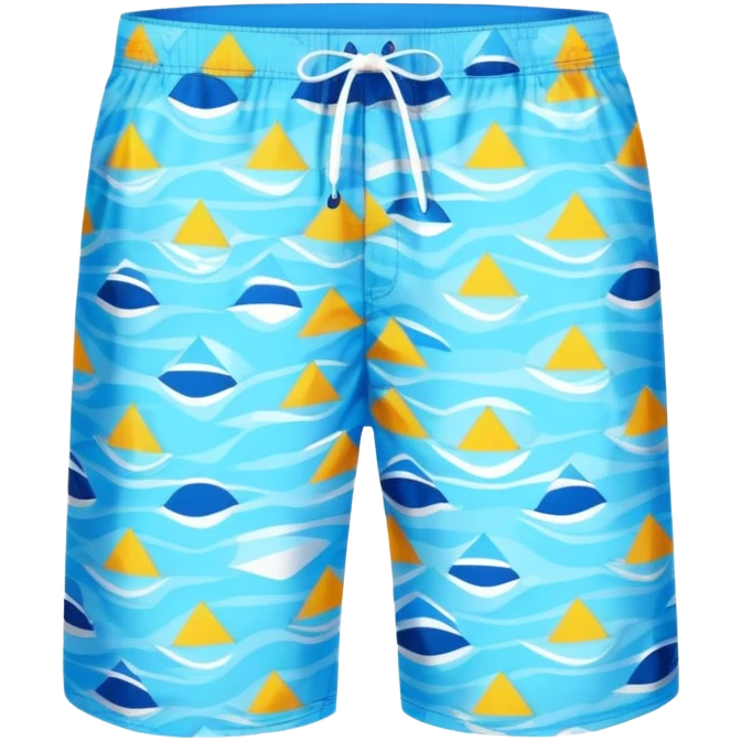 swim trunks style bermuda shorts and separate sunglasses together in one composition emoji