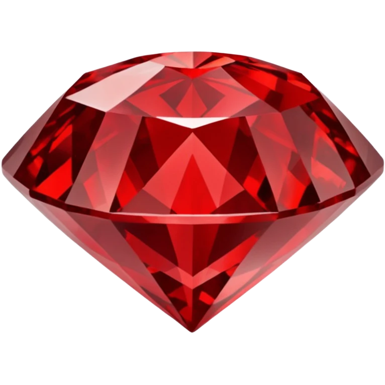 Carved Red Diamond Crystal "RED" emoji
