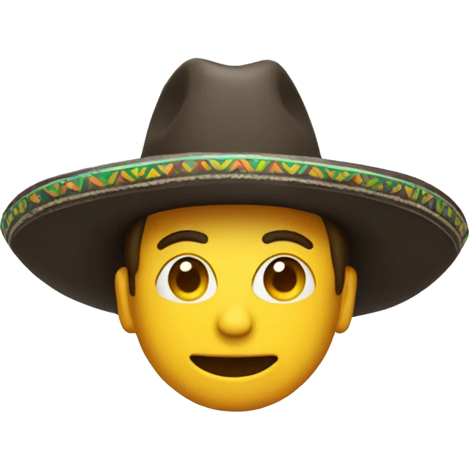 Tom apsinal in a sombrero  emoji
