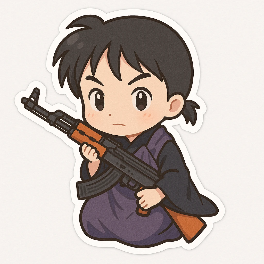 Miroku take ak 47 emoji