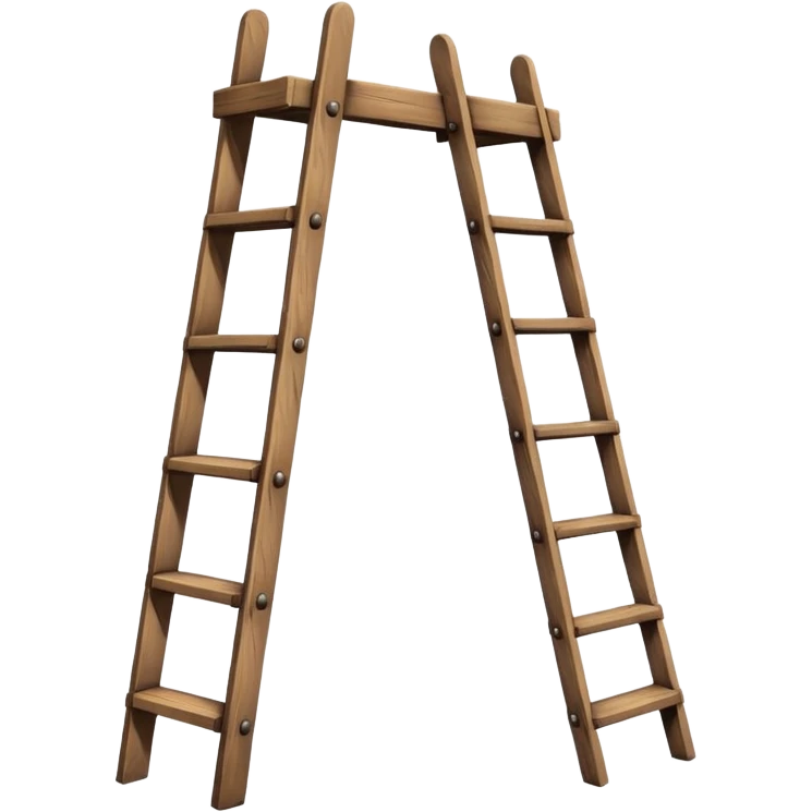 Wooden ladder emoji
