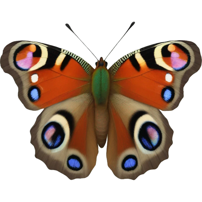 peacock butterfly emoji