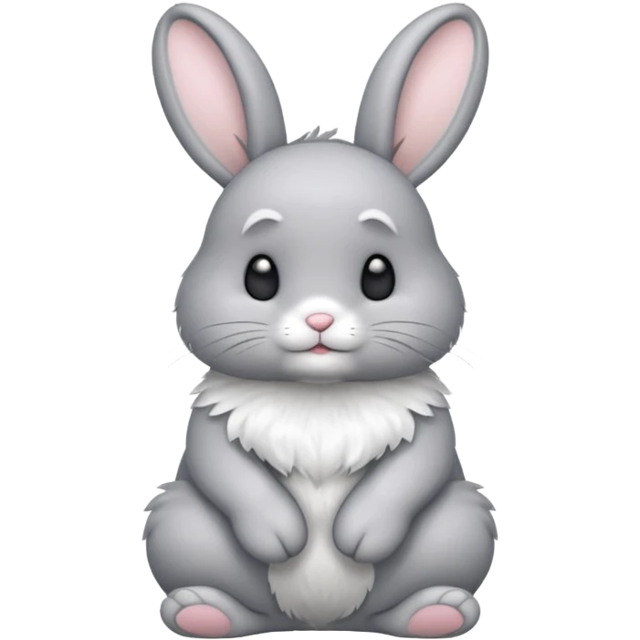 grey bunny  emoji