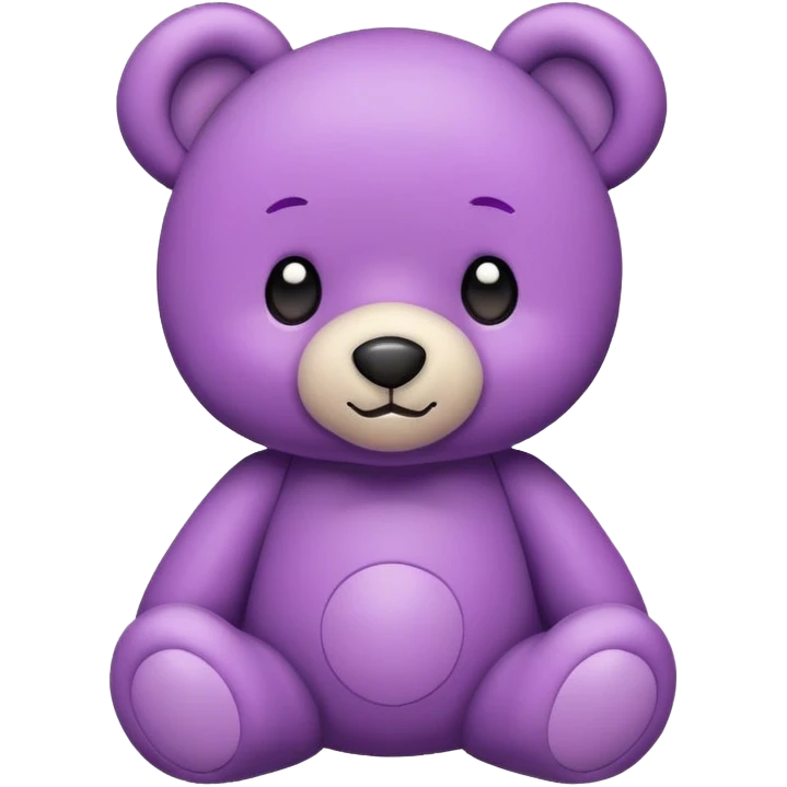 violet head 🧸 emoji