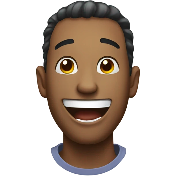 Laugh while looking sideways  emoji