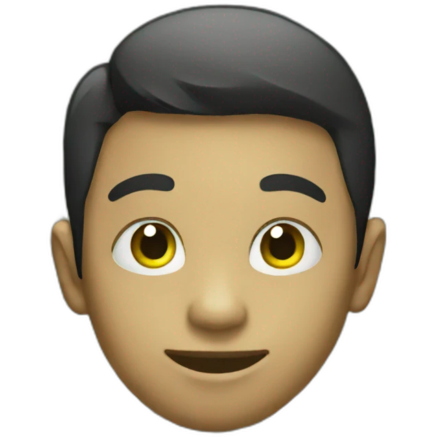 Boy with money emoji
