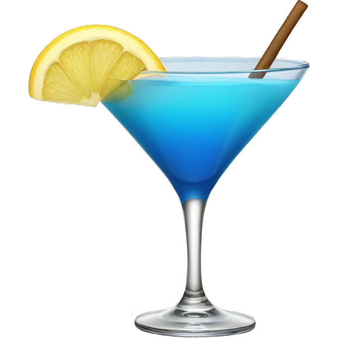 BLUE coctail emoji
