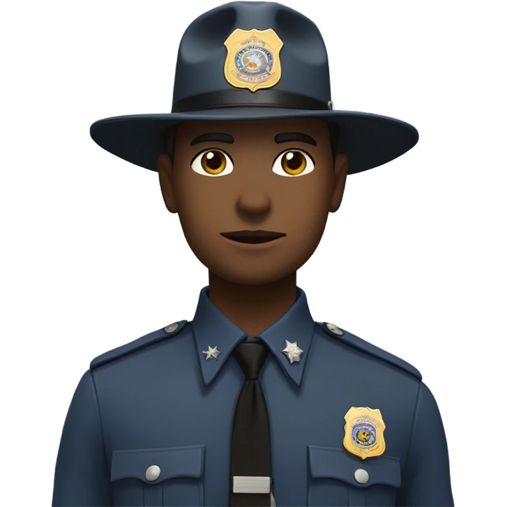State trooper emoji