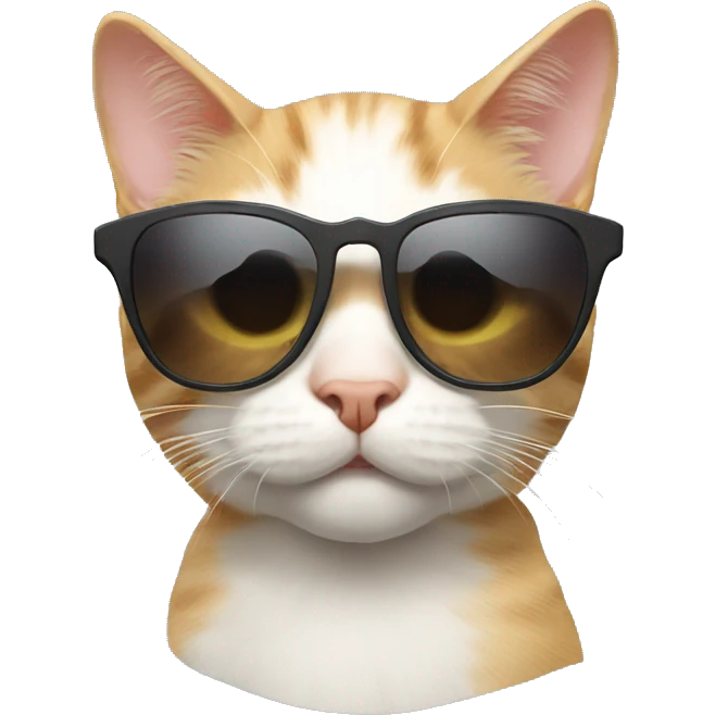 CAT with Sunglas emoji