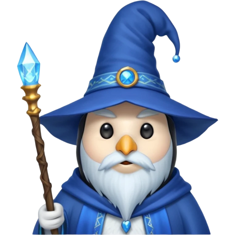 Penguin Wizard emoji