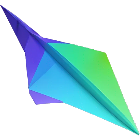 color HEX code #1A83FF paper plane emoji
