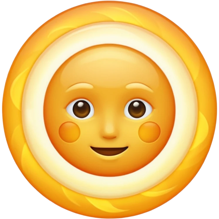White sun emoji