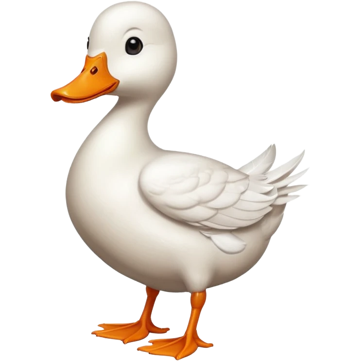 Funny duck emoji