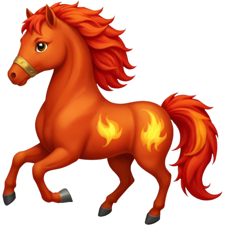 The Fire Horse Symbol of 2026 emoji