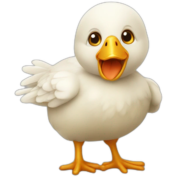 Bisous poussin emoji