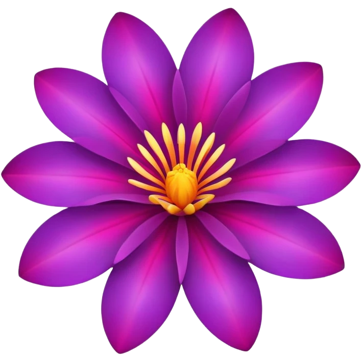 Exotic flower emoji