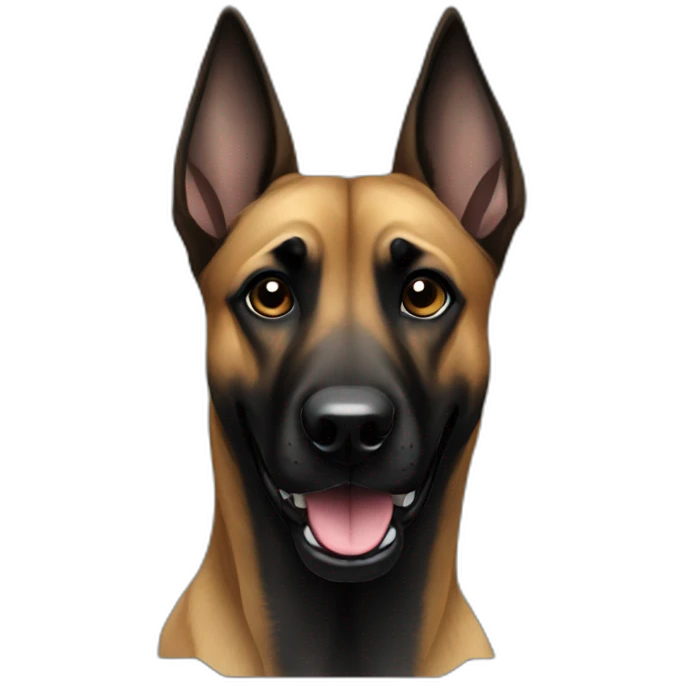 malinois noir emoji