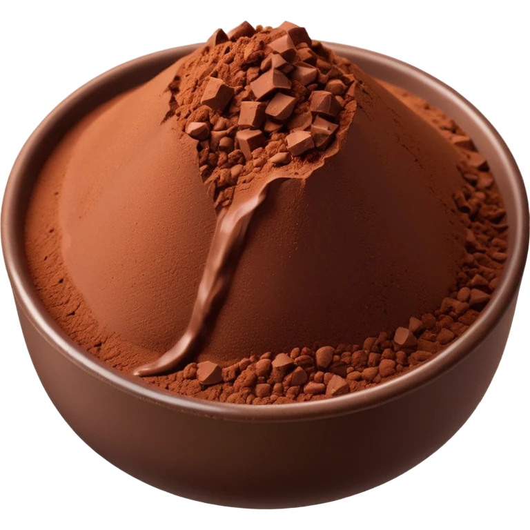 chocolate protein powder emoji