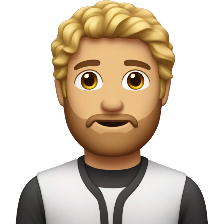 Hombre con cabello rosa y rubio emoji