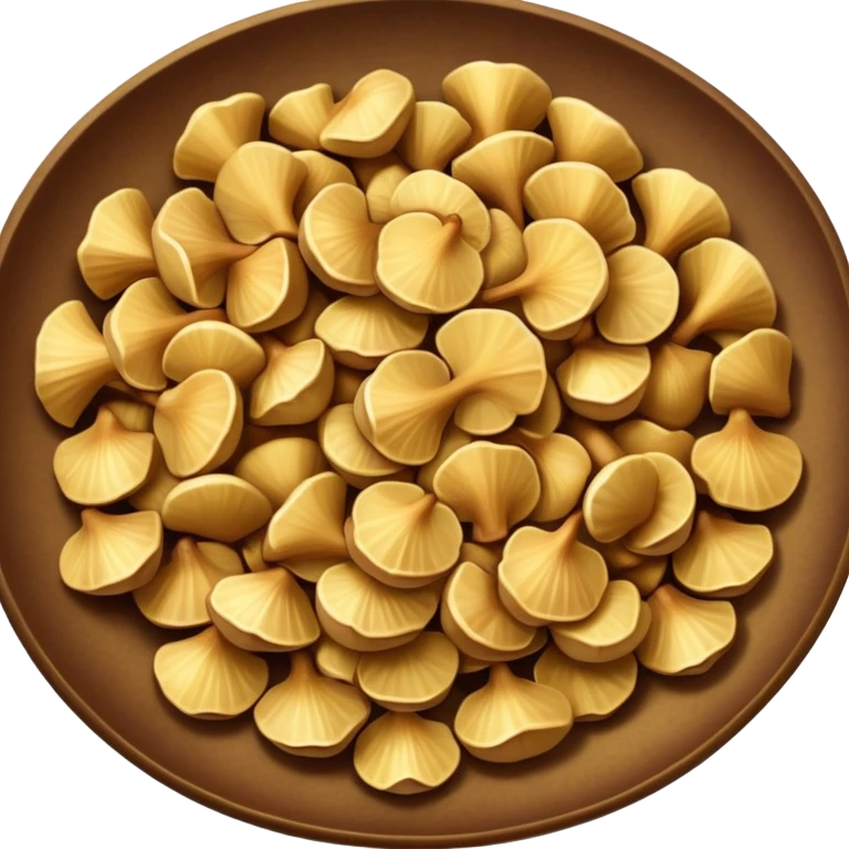 Plate of Gingko nuts  emoji