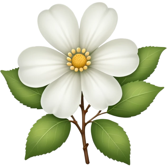 🌸 make a flower like this, but white and more like on the apple tree  emoji