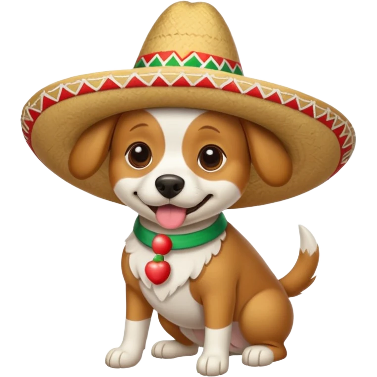 mexican hat dog emoji