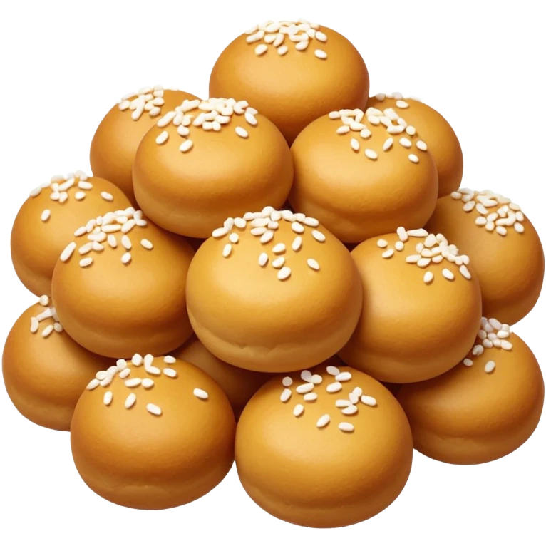 Mini sugar covered dough balls emoji