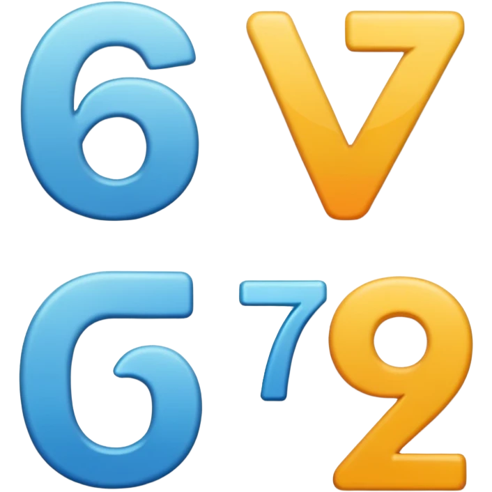 6 7 emoji