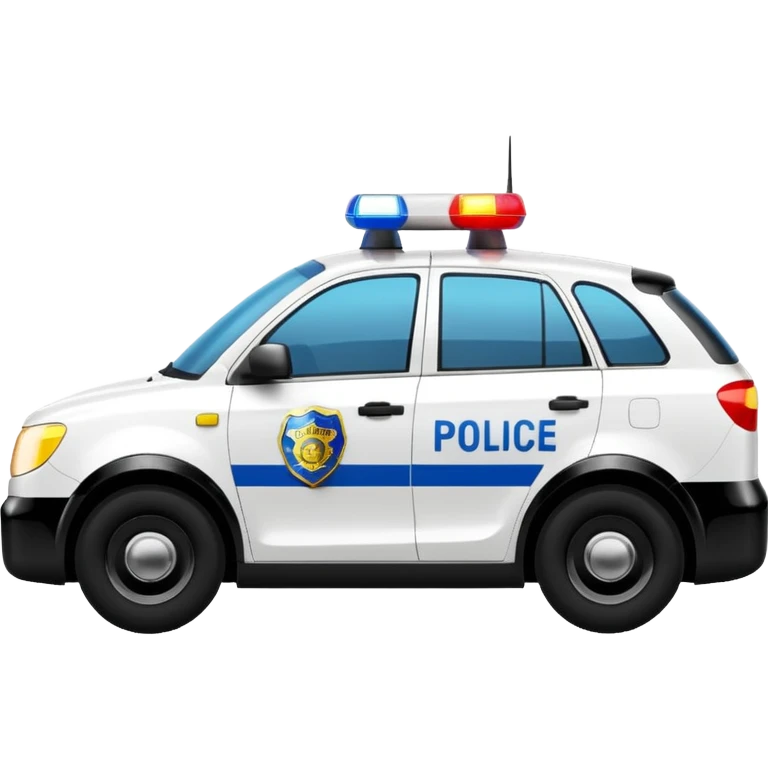 Police car with lights emoji
