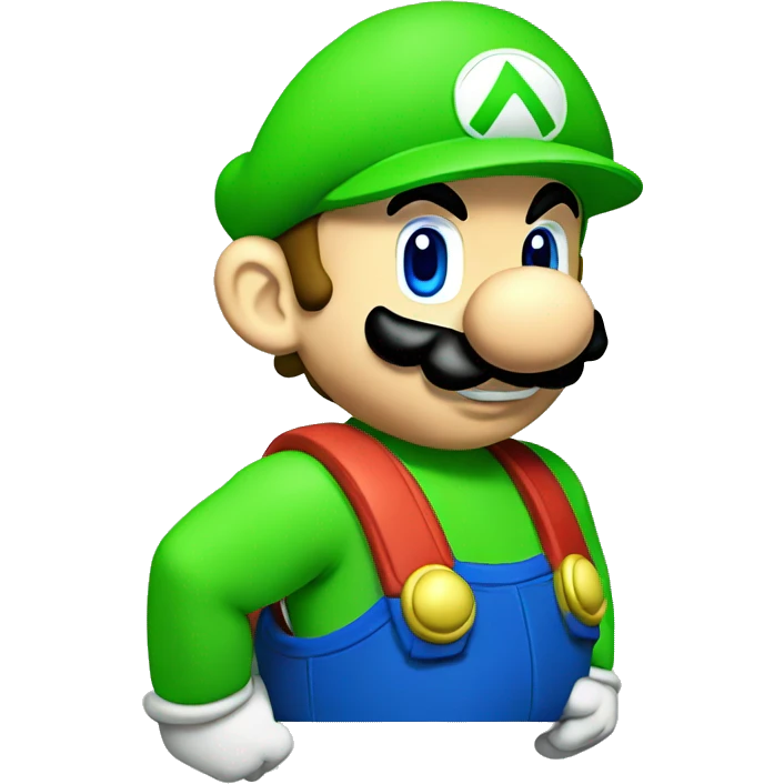  super Mario with green yoshi emoji