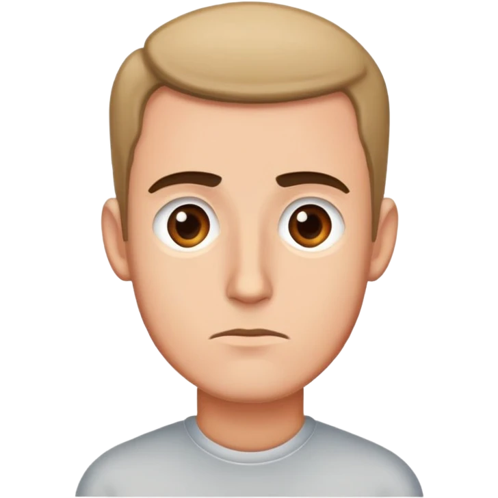 Steven Miller, thinking expression emoji