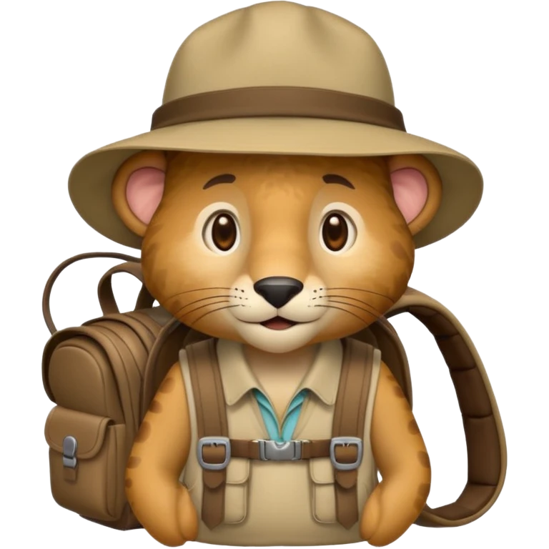  Safari Animal with Backpack  emoji