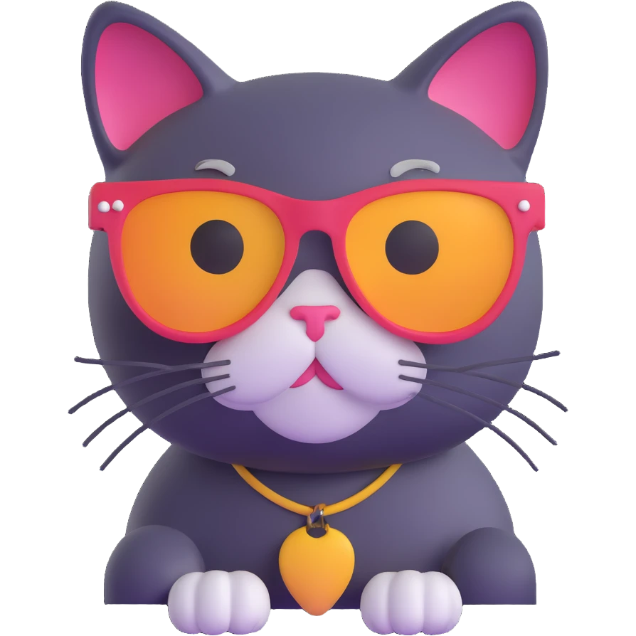 cat wearing sunglasses emoji