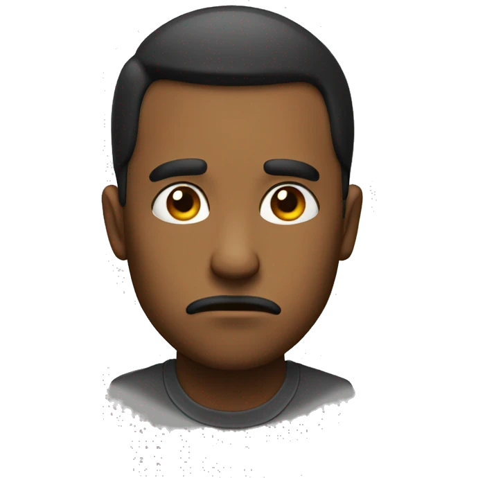 Suspicious side eye emoji