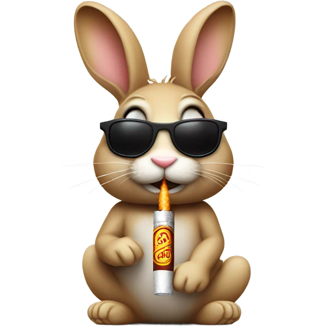 bunny smoking emoji