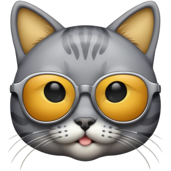 Cat wearing sunglasses emoji