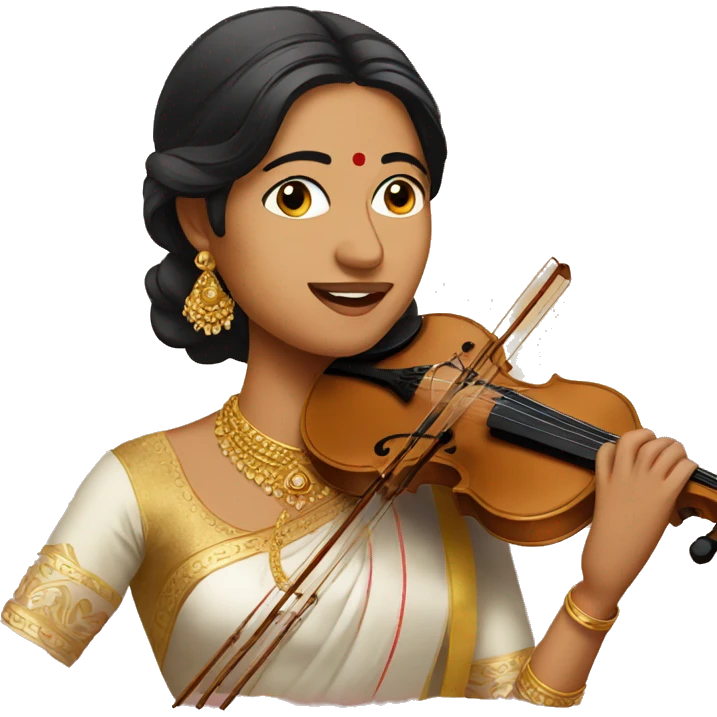 Indian classical Singer  emoji