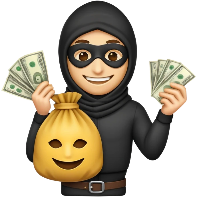 a robber emoji emoji