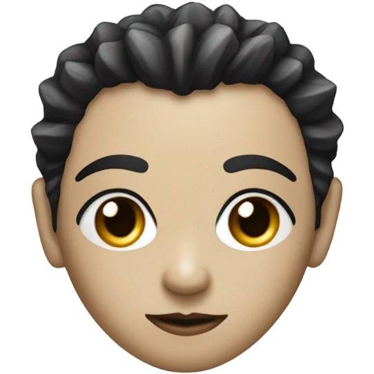 Gothic smiling face emoji