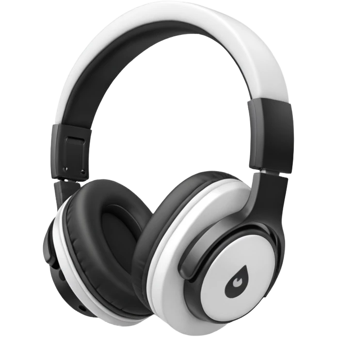 Headphones brown or white emoji