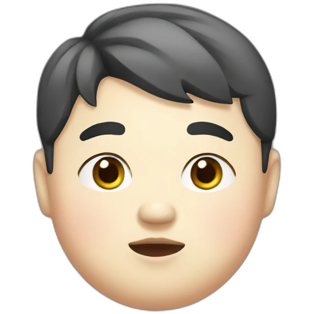 Chubby korean boy emoji