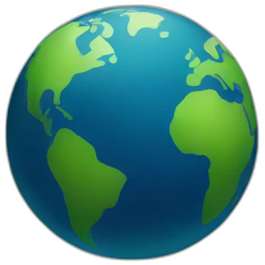 Earth ball  emoji