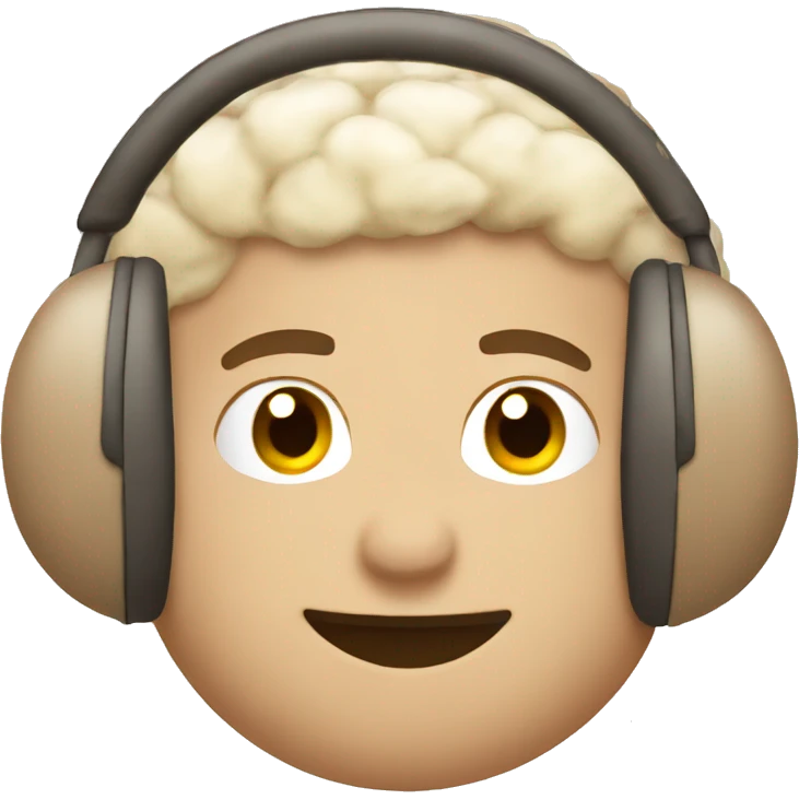 beige earmuffs emoji