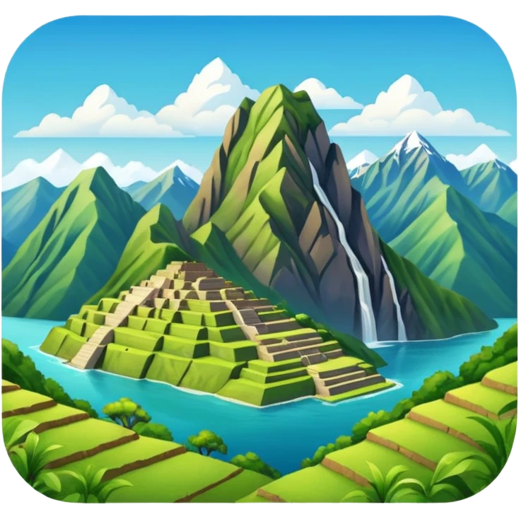Peru landscape emoji