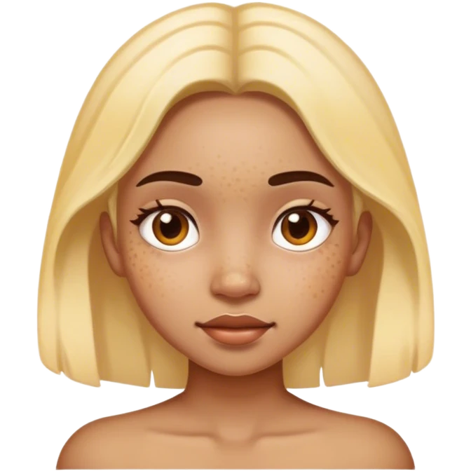 Hyperpigmentation girl emoji