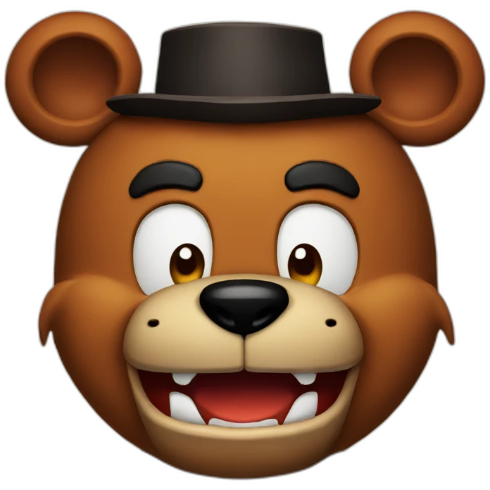 Freddy Fazbear angry emoji