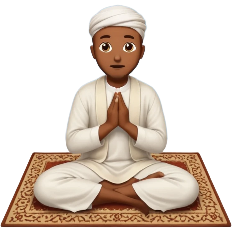 some guy eating 1kg of mozzarella, make it nepalese, more brown, slightly less brown, in a mosque, praying on a carpet emoji